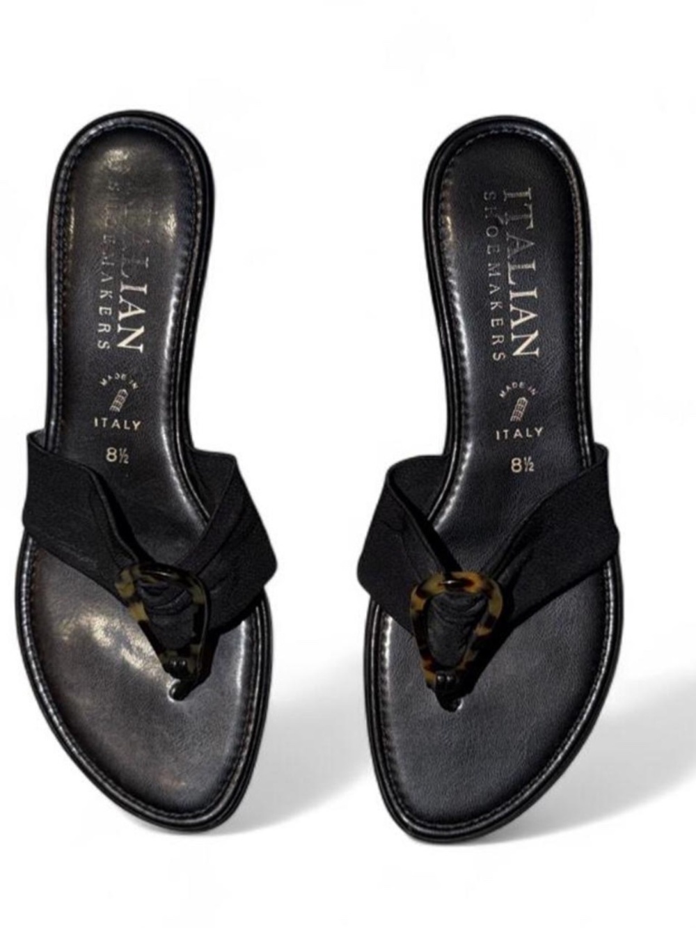 Italian Shoemakers Women's Black Sandals
